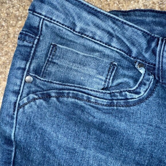 Only Denim distressed wrinkled boot cut jeans - Picture 3 of 12